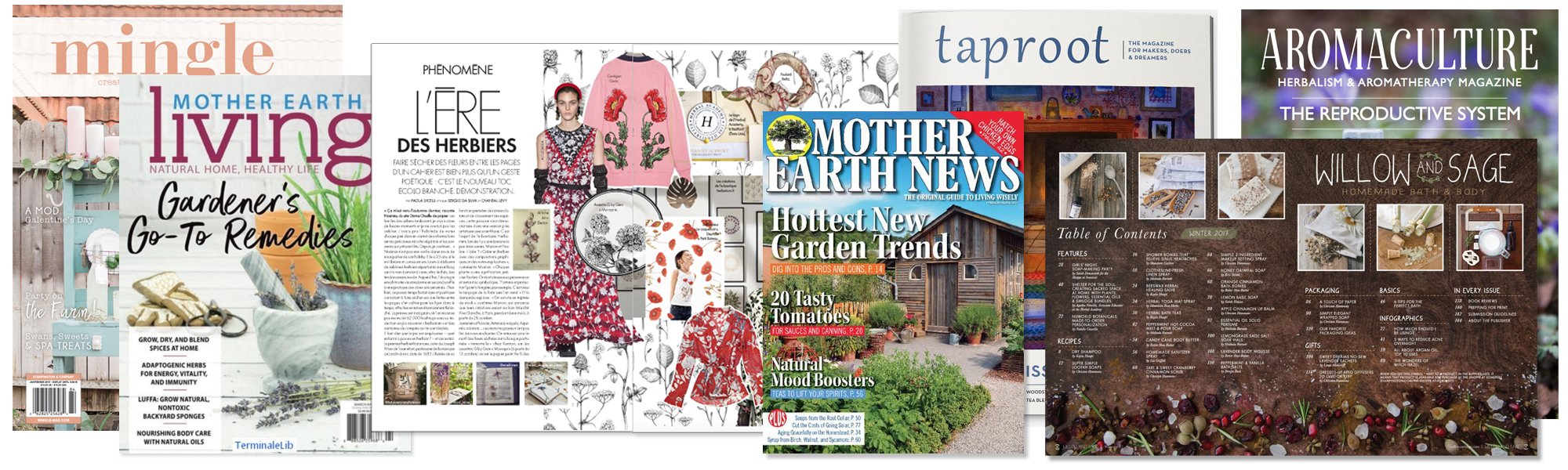 Herbal Academy in the Press spread