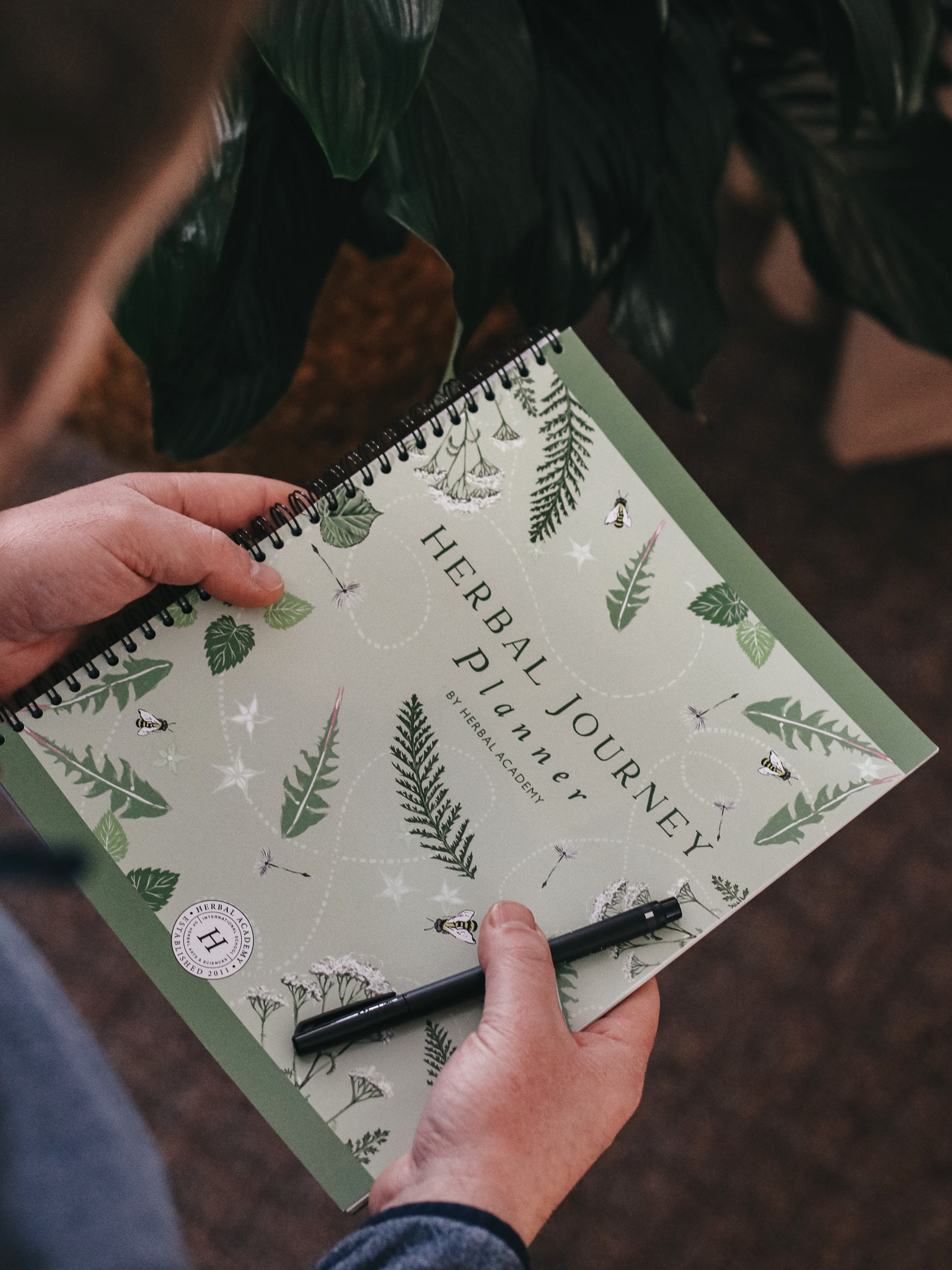 The Herbal Journey Planner from Becoming an Herbalist Course by Herbal Academy